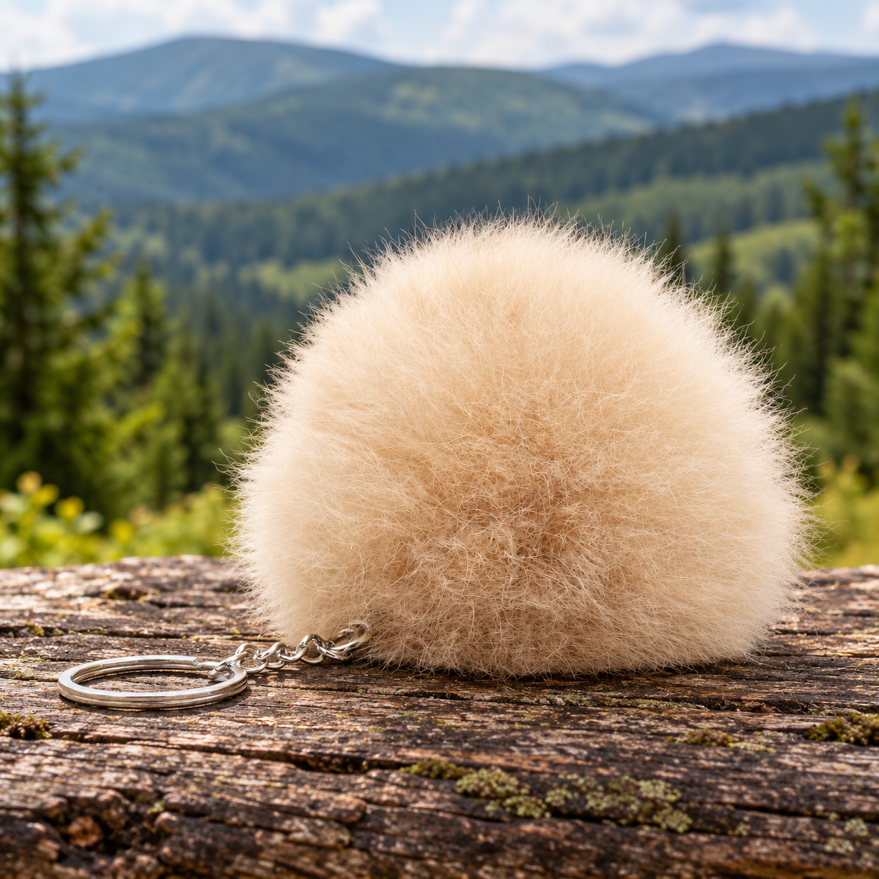 Klíčenka z alpací vlny – produktová prezentace v horách