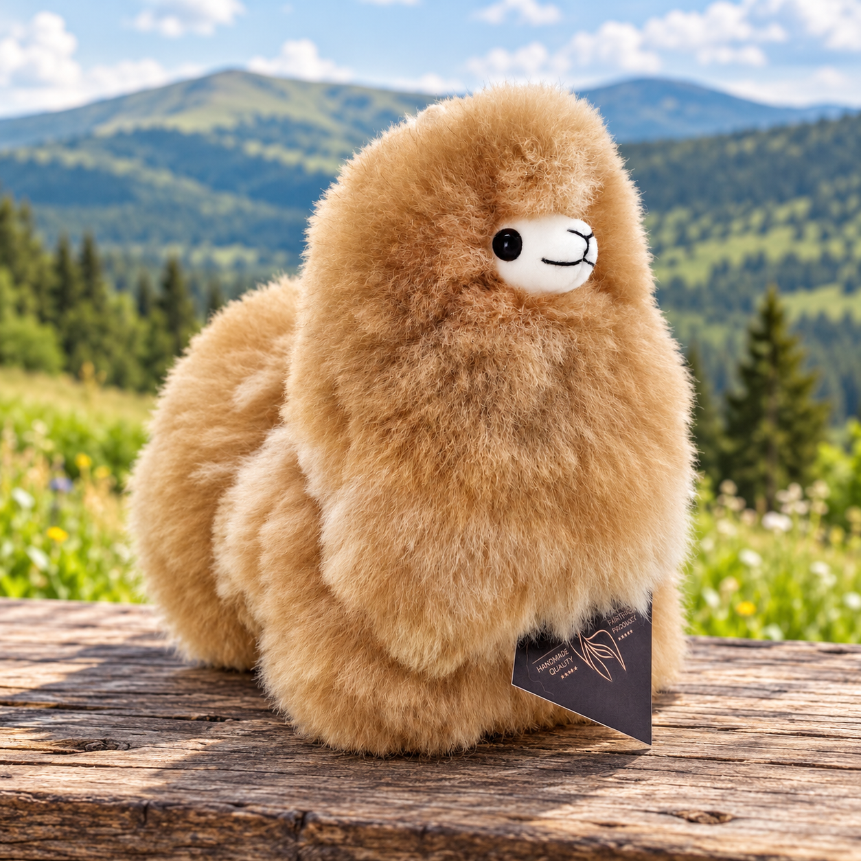 Plyšák – MINI, 15 cm – produktová prezentace v horách